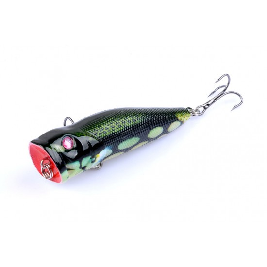 6X 7cm Popper Poppers Fishing Lure Lures Surface Tackle Fresh Saltwater