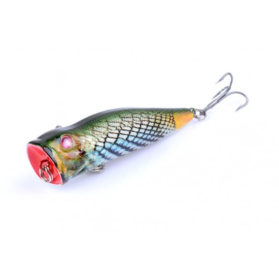 6X 7cm Popper Poppers Fishing Lure Lures Surface Tackle Fresh Saltwater