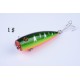 5X 7cm Popper Poppers Fishing Lure Lures Surface Tackle Fresh Saltwater