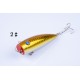 5X 7cm Popper Poppers Fishing Lure Lures Surface Tackle Fresh Saltwater