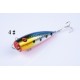 5X 7cm Popper Poppers Fishing Lure Lures Surface Tackle Fresh Saltwater