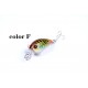 6x 4.5cm Popper Crank Bait Fishing Lure Lures Surface Tackle Saltwater