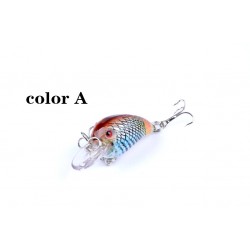 5x 4.5cm Popper Crank Bait Fishing Lure Lures Surface Tackle Saltwater