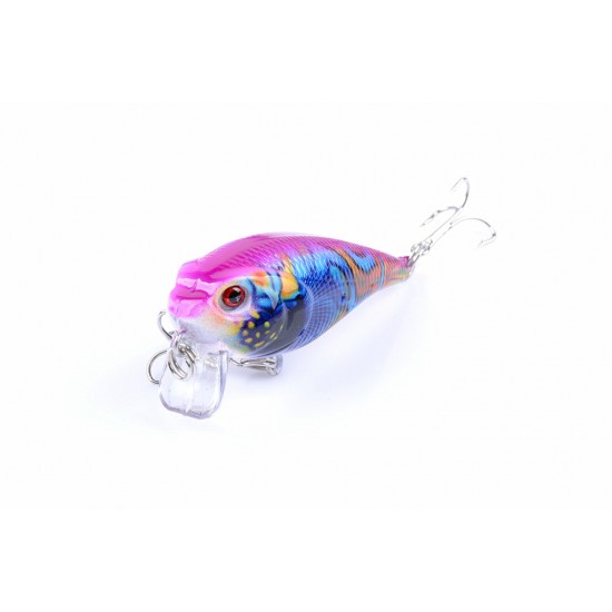 4x 5.5cm Popper Crank Bait Fishing Lure Lures Surface Tackle Saltwater