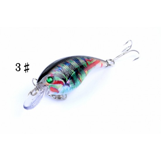 4x 7.5cm Popper Crank Bait Fishing Lure Lures Surface Tackle Saltwater