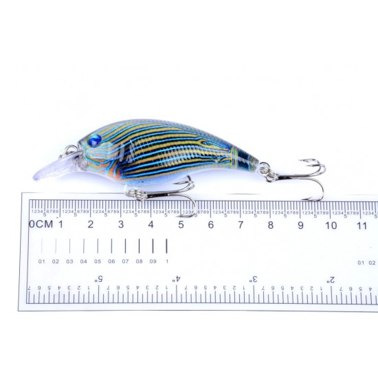 4x 7.5cm Popper Crank Bait Fishing Lure Lures Surface Tackle Saltwater