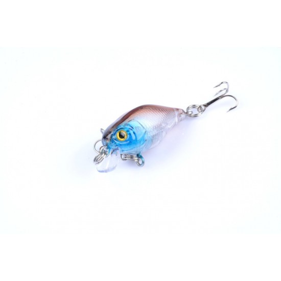 5x 4.3cm Popper Crank Bait Fishing Lure Lures Surface Tackle Saltwater