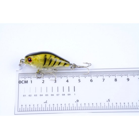 5x 4.3cm Popper Crank Bait Fishing Lure Lures Surface Tackle Saltwater