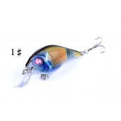 4x 7.5cm Popper Crank Bait Fishing Lure Lures Surface Tackle Saltwater