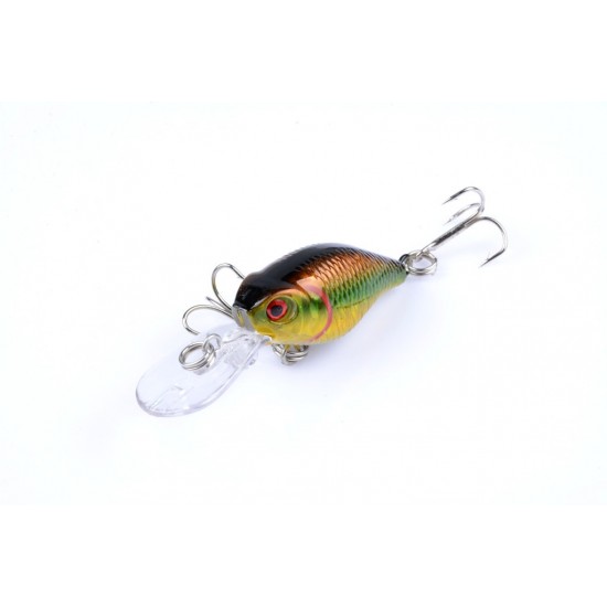 6x 6cm Popper Crank Bait Fishing Lure Lures Surface Tackle Saltwater