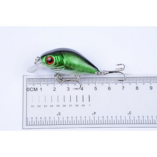 3x 5cm Popper Crank Bait Fishing Lure Lures Surface Tackle Saltwater