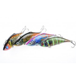 4x 8cm Vib Bait Fishing Lure Lures Hook Tackle Saltwater