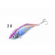 4x 8cm Vib Bait Fishing Lure Lures Hook Tackle Saltwater