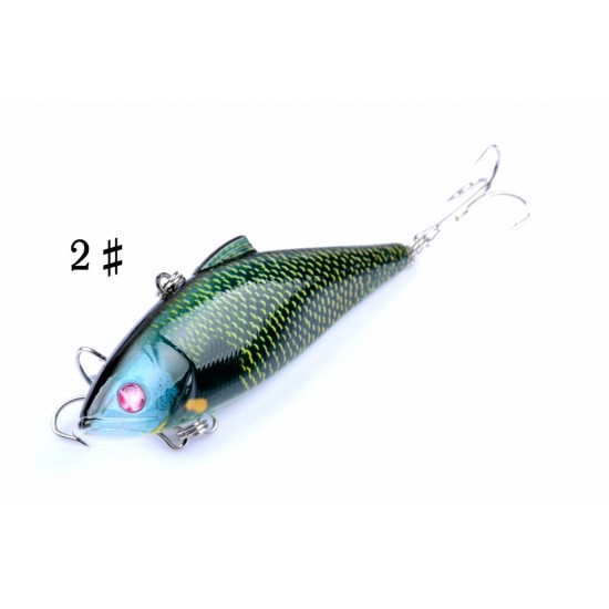 4x 8.5cm Vib Bait Fishing Lure Lures Hook Tackle Saltwater