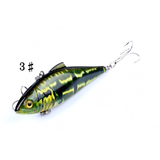 4x 8.5cm Vib Bait Fishing Lure Lures Hook Tackle Saltwater
