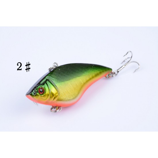 6x 7cm Vib Bait Fishing Lure Lures Hook Tackle Saltwater