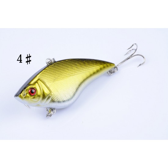 6x 7cm Vib Bait Fishing Lure Lures Hook Tackle Saltwater