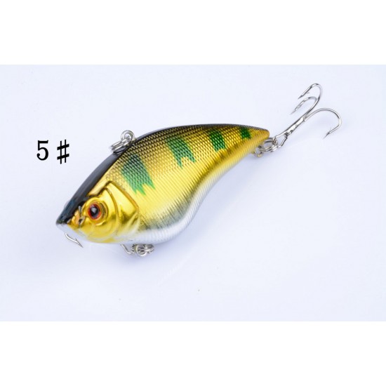 6x 7cm Vib Bait Fishing Lure Lures Hook Tackle Saltwater