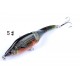 6x 9.5cm Vib Bait Fishing Lure Lures Hook Tackle Saltwater