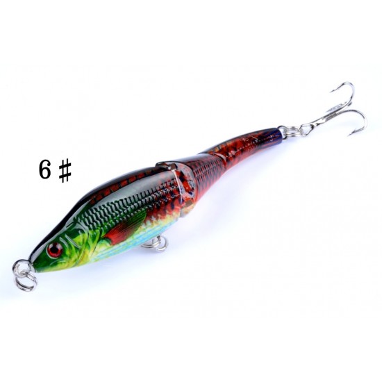 6x 9.5cm Vib Bait Fishing Lure Lures Hook Tackle Saltwater