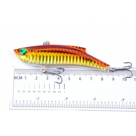 5x 9cm Vib Bait Fishing Lure Lures Hook Tackle Saltwater