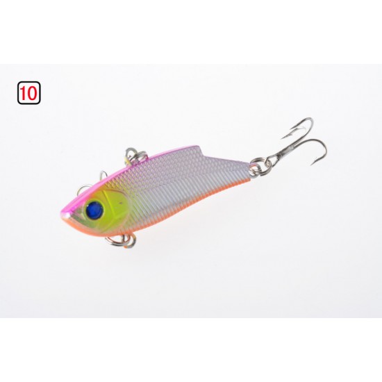 10x 5.5cm Vib Bait Fishing Lure Lures Hook Tackle Saltwater