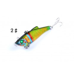 6x 7cm Vib Bait Fishing Lure Lures Hook Tackle Saltwater