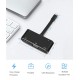 5in1 USB C to HDMI VGA Hub Adapter Type C to HDMI USB3.0 Port Dongle Converter