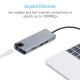 8in1 USB Type  C to HDMI Micro SD/TF Card Reader,VGA,USB 3.0 Enthernet