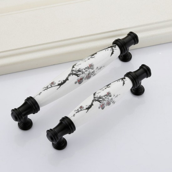 Ceramics Kitchen Cabinet Handles Bar Drawer Handle Pull 96 128