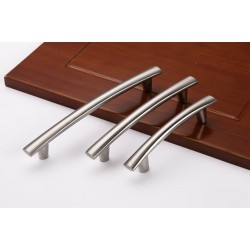 Nickel Kitchen Door Cabinet Drawer Handle Puller 96MM 128MM 160MM