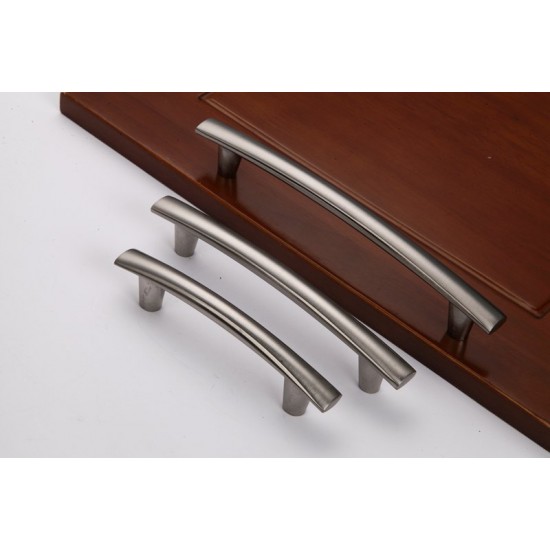 Nickel Kitchen Door Cabinet Drawer Handle Puller 96MM 128MM 160MM Nickel Kitchen Door Cabinet Drawer Handle Puller 96MM 128MM 160MM