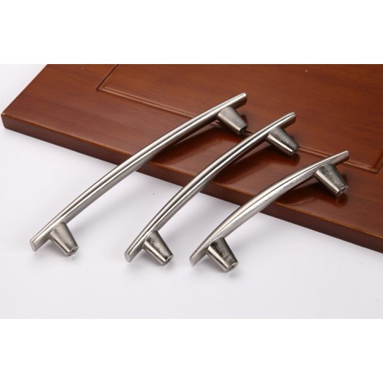 Nickel Kitchen Door Cabinet Drawer Handle Puller 96MM 128MM 160MM Nickel Kitchen Door Cabinet Drawer Handle Puller 96MM 128MM 160MM