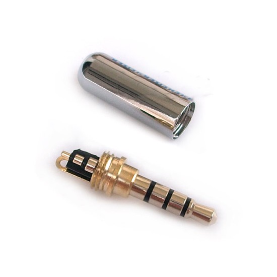 DIY Earphone Upgrade Cable 4 Pole 3.5mm Male Audio Adapter DIY Earphone Upgrade Cable 4 Pole 3.5mm Male Audio Adapter