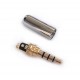 DIY Earphone Upgrade Cable 4 Pole 3.5mm Male Audio Adapter DIY Earphone Upgrade Cable 4 Pole 3.5mm Male Audio Adapter