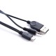 2 in1 Cable - Mini Micro USB to USB 3.5mm Aux Audio Jack Connection Cable