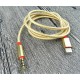 Type C USB 3.1 Male to 3.5mm Male Adapter Cable Braided to 3.5mm Male Aux Stereo Type C USB 3.1 Male to 3.5mm Male Adapter Cable Braided to 3.5mm Male Aux Stereo