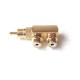 RCA AV Audio Splitter Adapter 1 Male To 2 Female Gold Plated RCA AV Audio Splitter Adapter 1 Male To 2 Female Gold Plated